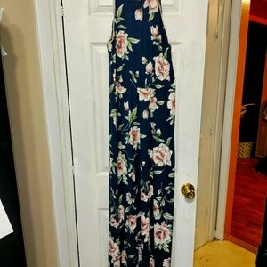 French grey stitch fix maxi dress